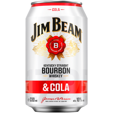 Jim Beam Bourbon & Cola 10% Wiskey